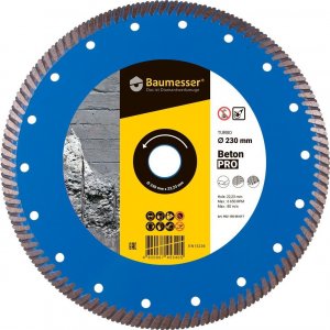 Baumesser Tarcza diamentowa BAUMESSER TURBO BETON PRO 230 1