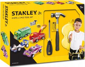 Stanley Junior Zestaw samochodów i narzędzi Stanley Jr 7-cz. (U001-K04-T03-SY) 1