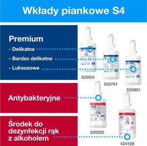 Dozownik do mydła Tork Tork Dozownik do mydła w piance - Czarny 7