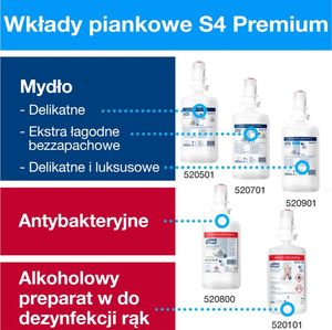 Dozownik do mydła Tork Tork Intuition Automatyczny dozownik do mydła w piance Stalowy 5