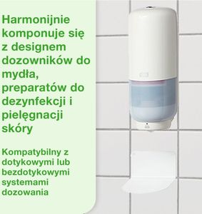 Dozownik do mydła Tork Tork - Osłona przeciw kapaniu do dozowników - Biała 4