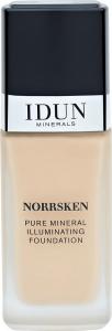 Idun Norrsken Pure Mineral Illuminating Foundation rozświetlający podkład mineralny w płynie 210 Siri 30ml 1