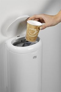 Kosz na śmieci Tork biały (564000) 4