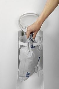 Kosz na śmieci Tork biały (564000) 7