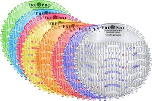 Fre-Pro Fre-Pro - Wkładka zapachowa do pisuaru - Fabulous Lawenda 3