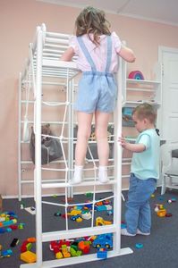 Małpiszon Domowy plac zabaw Mini biały 5