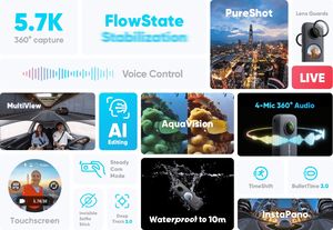 Kamera Insta360 One X2 czarna 9