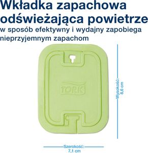 Tork Tork - Wkładka/Zawieszka zapachowa - Cytrynowa 9