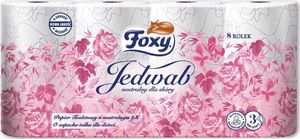 Foxy Foxy Jedwab Papier toaletowy, 3-warstwowy, zapachowy - Biały 1
