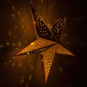 Dekoracja świąteczna DLGTP Składana gwiazda 10 LED 3D z timerem 4