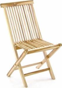 DLGTP Krzesło ogrodowe z drewna TEAK - składane 1