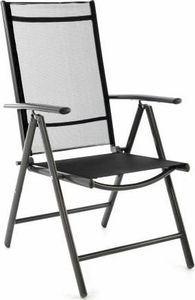 DLGTP Krzesło ogrodowe, regulowane, aluminiowe, leżak składany 1