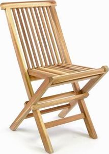 DLGTP Krzesło dziecięce ogrodowe z drewna tekowego 1