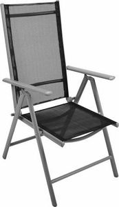 DLGTP Krzesło składane ogrodowe kempingowe aluminiowe 1