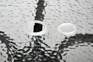 DLGTP Stół ogrodowy tarasowy balkonowy 60x72 cm szklany 4