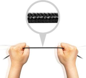 Kabel USB ADATA USB-A - microUSB 1 m Czarny (AMUCAL-100CMK-CBK) 7