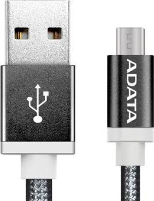 Kabel USB ADATA USB-A - microUSB 1 m Czarny (AMUCAL-100CMK-CBK) 10