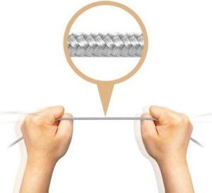 Kabel USB ADATA USB-A - microUSB 1 m Srebrny (AMUCAL-100CMK-CSV) 6