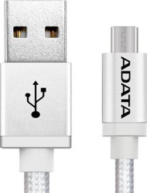 Kabel USB ADATA USB-A - microUSB 1 m Srebrny (AMUCAL-100CMK-CSV) 9