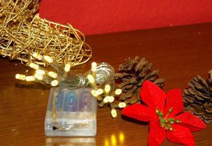 Lampki choinkowe JoyLight 20 LED białe ciepłe 7