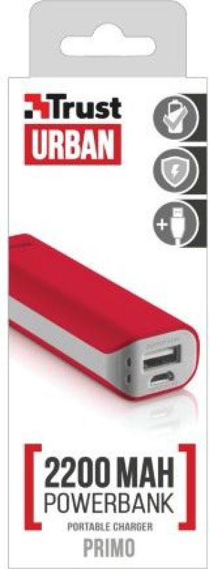 Powerbank Trust Urban Revolt Primo, 2200 mAh (21223) 2