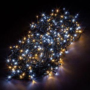Lampki choinkowe MXSTP 100 LED białe ciepło-zimne 2
