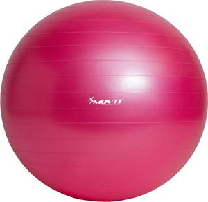 MXSTP Piłka gimnastyczna 75 cm różowa + pompka do piłki 1