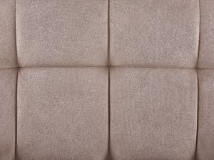 Shumee Fotel z podnóżkiem welurowy beżowy MOLLE 6