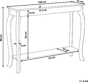 Shumee Konsola biała HARTFORD 7