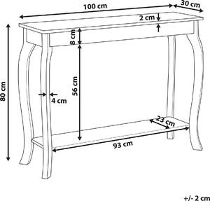 Shumee Konsola czarna HARTFORD 6