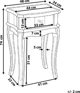Shumee Konsola lustrzana SOMMA 9