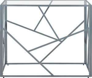 Shumee Konsola szklana srebrna ORLAND 3