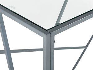 Shumee Konsola szklana srebrna ORLAND 4