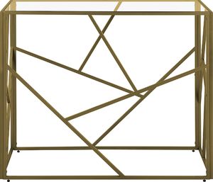 Shumee Konsola szklana złota ORLAND 3