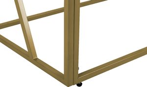 Shumee Konsola szklana złota ORLAND 6