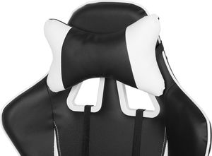 Fotel Shumee GAMER czarno-biały 6