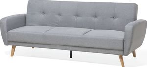 Shumee Sofa rozkładana 3-osobowa szara FLORLI 3