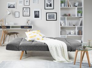 Shumee Sofa rozkładana ciemnoszara INGARO 2