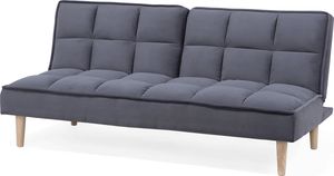 Beliani Sofa rozkładana ciemnoszara SILJAN 2