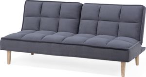 Beliani Sofa rozkładana ciemnoszara SILJAN 3