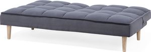 Beliani Sofa rozkładana ciemnoszara SILJAN 6