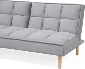 Shumee Sofa rozkładana jasnoszara SILJAN 8