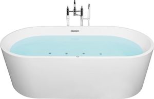 Wanna Shumee Wanna wolnostojąca LED z hydromasażem 170 x 80 cm biała HAVANA 1