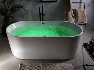 Wanna Shumee Wanna wolnostojąca LED z hydromasażem 170 x 80 cm biała HAVANA 3
