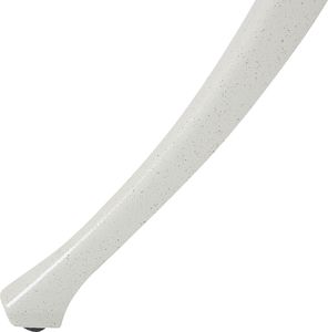 Shumee Zestaw ogrodowy stół i 4 krzesła biały ANCONA 3