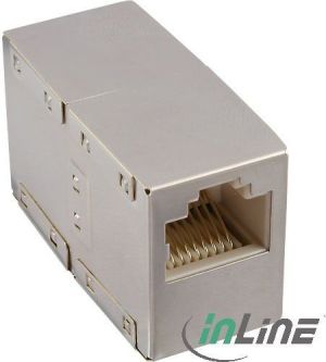 InLine Connector Cat.5e, ekranowany metal 2x RJ45 żeński - żeński direct (69990) 1