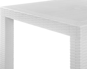 Shumee Stół ogrodowy biały FOSSANO 3