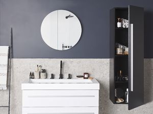 Beliani Szafka górna Mataro 40cm czarna 2