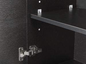 Beliani Szafka górna Mataro 40cm czarna 5