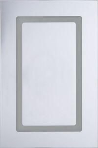 Shumee Szafka łazienkowa wisząca z lustrem LED 40 x 60 cm biała CONDOR 1